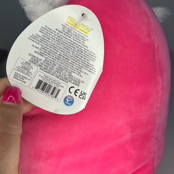 Squishmallows Archie the Axolotl Black Light Editon 8" Stuffed Plush - Picture 6 of 6